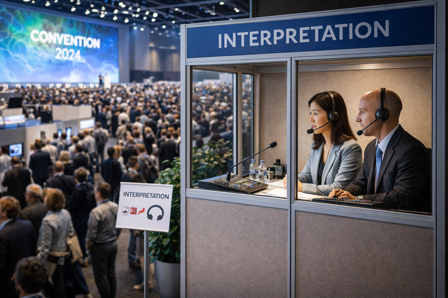 Large-scale conventions