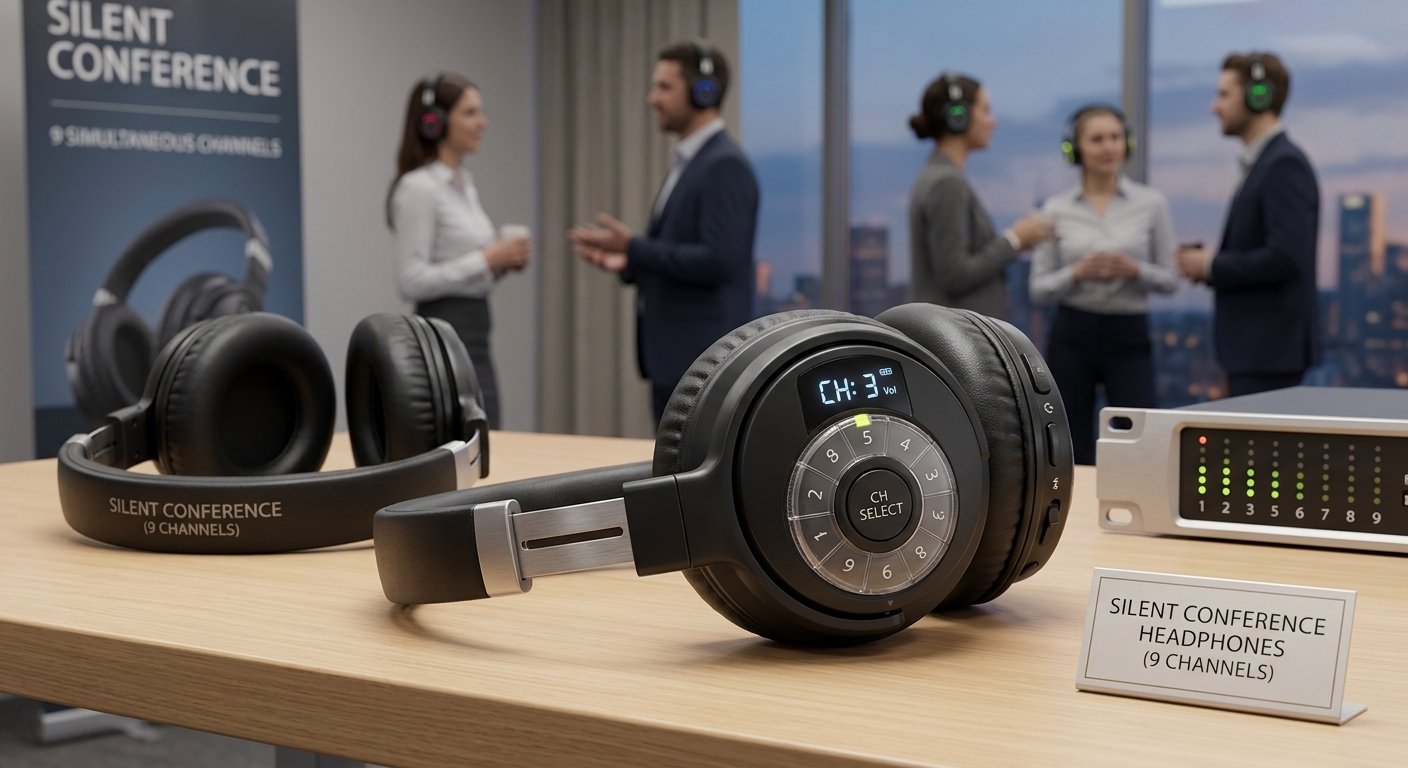 9 Channel Headphone Close View