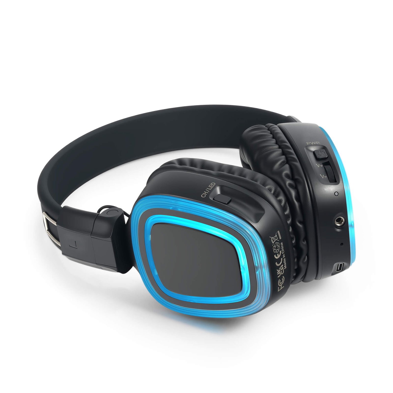 Folding Silent Disco Headphone Detail